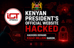 Kenyan President’s Official Website Hacked, Hackers Demand Ksh41 Million Ransom